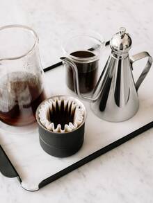 1pc Stainless Steel Gooseneck Pour Over Coffee Kettle, Mirror Polished Conical Kettle With Lid And Handle, Thin Spout For Controlled Flow, Suitable For Pour Over Coffee, Tea, Coffee Shop, Saudi National Day, Halloween And Christmas Gift - Multicolor - View 2