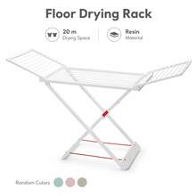 Portable Floor Clothes Airer 20m Drying Space, Multi-Color Sent At Random - Random - View 4