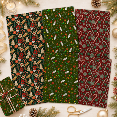 6 tờ giấy gói quà Giáng sinh hỗn hợp, 3 mẫu, họa tiết ông già Noel, bánh quy, bánh ngọt, kẹo gậy, giấy kraft 50*70cm mỗi tờ, phù hợp cho quà Giáng sinh, quà sinh nhật, quà cho trẻ em, đám cưới, đính hôn, tiệc tùng, trang trí ngày lễ, unisex