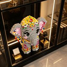 This 3467-Piece Building Block Crown Elephant Is Adorable And Cute, Making It A Perfect Gift And An Excellent Choice For Couples And Parents. The Assembly Difficulty Is High. It's A Perfect Gift For Christmas, Halloween, And The Back-To-School Season. - Multicolor - View 7