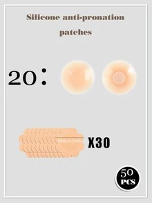 1 Set (10/20/30pcs) Summer Silicone Nipple Covers, Seamless Invisible Breast Pads, Comfortable Anti-Exposure, Suitable For Women In Multiple Occasions - Multicolor - View 10