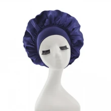 Soft Satin Silk Sleep Cap, Elastic Fit Lightweight Hair Bonnet, Suitable For Curly, Braided, Natural And Long Hair, Overnight Hair Protection - Multicolor - View 19