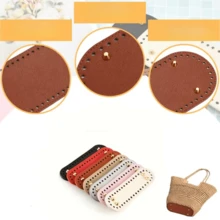 1/2/3/4 Buah Alas Tas Anyaman Tangan PU, Set Perlengkapan Kerajinan PU, Aksesoris Alas Koper, Bahan Pembuatan Dompet DIY - Beraneka warna - View 9