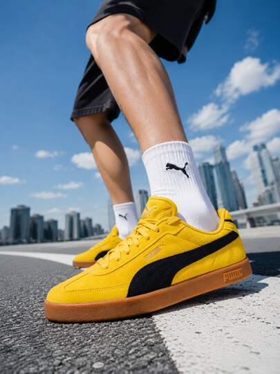 Men's & Women's Puma-Club-II-Era-Suede Retro Suede Casual Sneakers 400717-29