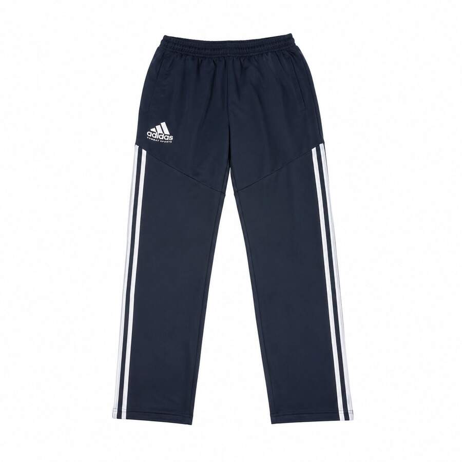 Adidas Performance Three-Stripe Straight-Leg Track Pants Navy Classic Unisex - Navy - View 1