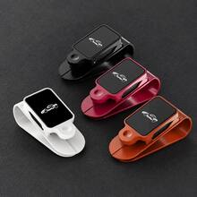 Sturdy Sun Visor Clip Fashion Glasses Holder - For Car Sun Visor, Glasses Hook Clip, Car Interior Sun Visor Accessory - A - View 8