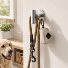 3pcs Stainless Steel Self-Adhesive Wall Hooks, No Drilling Required, Suitable For Bathroom, Entryway, Kitchen, Closet, Hanging Storage Organization, Space-Saving, Home Storage, Waterproof, Rust-Proof, Modern Minimalist Design, Gold/Silver/Black Optional - View 2