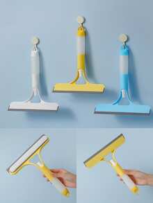 3-In-1 Glass Squeegee With Water Scraper And Sprayer, Multi-Functional Handheld Glass Squeegee For Spraying, Cleaning And Scraping Glass Stains On Tiles, Windshields, Mirrors, Bathrooms And More. Ideal For Kitchen, Bathroom, Home Goods And Household Items, Especially For Back To School Season. - Multiple Styles and Colors - View 7