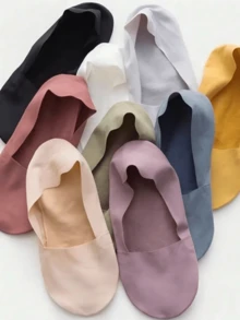 6 Pairs Women's Ice Silk No Show Socks Non Slip Invisible Liner Socks Multi Color For High Heels Flats All Season Daily Wear For Daily Halloween - Multicolor - View 4