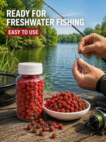 Fishing Bait Pellets, Scented Fish Attractant For Freshwater Fishing, Fishing Lures For Carp, Bass And Small To Medium Fish, Fishing Gear & Equipment For Lakes, Ponds And Rivers - Multicolor - View 2