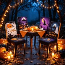 1/2/4/6pcs Elastic Jacquard Chair Covers, Removable And Washable, Suitable For Home, Restaurant, Banquet - one-size - View 8
