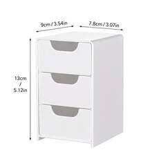 Transparent Acrylic Drawer Storage Organizer Box, Stackable Clear Plastic Desktop Drawer Box, Modular Compartment Storage Box, Suitable For Cosmetics, Stationery, Jewelry, Small Items, Space-Saving Vanity Bedroom Office Home Storage Organizer Box, Room Decor, Home Decor, Bathroom Decor, Autumn Home Decor, Autumn Decor, Bedroom Storage, Bathroom Accessories - Multicolor - View 11