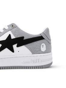 Unisex A Bathing Ape BAPE STA Platform Sneakers, Low Top Street Skate Trainers For Couple Daily Outfits - Blue - View 7