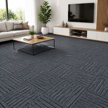10pcs Self-Adhesive Carpet Tiles, Removable And Reusable, Peel And Stick DIY Floor Mats, Suitable For Dining Room And Bedroom - A - View 2
