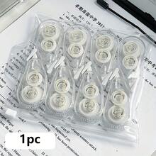 1/2/6/8 Rolls Transparent Mini Correction Tape, Large Capacity, Portable Eraser, Suitable For Home, Office, School Learning Tools, Quiet Correction Tape - Multiple Styles - View 13