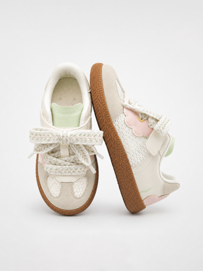 Balabala 2026 New Girls' German Training Style Cute Fashion Casual Sports Shoes, Soft Lightweight Comfortable Shoes For School And Daily Wear