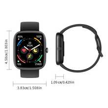 Dymonde IDW29 Smart Watch, 1.83 Inch Screen, Bluetooth Control, Sports Monitoring, Customizable Watch Face, Bluetooth Calling, Message Notification, Daily Activity Tracking, Holiday Gift - Black - View 2