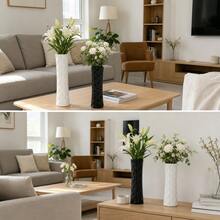 Plastic Vase, Bohemian Style Vase, Suitable For Dried Flower Bouquets And Reed Grass Centerpieces - Ideal For Autumn Weddings, Parties And Restaurant Decor (Fashion) - A - View 10