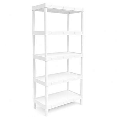 ESTANTE MODULAR COM 5 PRATELEIRAS BRANCA - 873