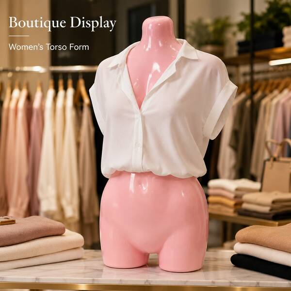 Manequim de corpo feminino para tops e vestidos, para montra de boutique