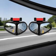 2pcs 360° Rotatable Dual-Lens Blind Spot Mirror – Wide-Angle HD Rearview Auxiliary Mirror For Universal Cars, SUVs & Trucks - A - View 13