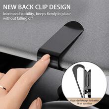 Sturdy Sun Visor Clip Fashion Glasses Holder - For Car Sun Visor, Glasses Hook Clip, Car Interior Sun Visor Accessory - A - View 10