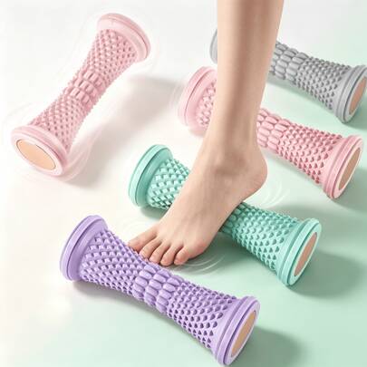 1/2/3 PCS Upgraded Portable Foot Massager Roller, Deep Tissue Massage For Plantar Fasciitis Relief, Ease Heel And Arch Pain, Practical Reflexology Therapy Tool, Lightweight Massager For Men And Women, Home, Office And Travel Daily Foot Care Use