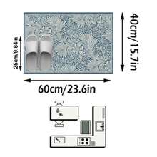 1pc Vintage Southeast Asian Style American Luxury French Aesthetic Simple Floral Print - Soft Faux Cashmere Area Rug, Bathroom, Kitchen, Entrance, Hallway, Bedside, Living Room, Bedroom, All-Season Machine Washable Floor Mat, Home Decor - Multicolor - View 16