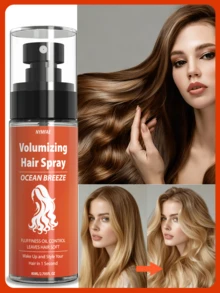 Volumizing Hair Spray | Hair Styling Spray | Anti-Frizz Hair Spray | Volumizing Styling Spray, Contains Castor Oil And Hydrolyzed Fiber Protein, Non-Sticky, Long-Lasting Volume, Elasticity And Styling Power, Suitable For Halloween Costumes, 80ml/2.705fl.Oz - Formal Wear-4 - View 2