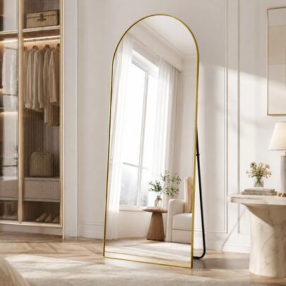 71" X 26" Oversized Arched Full Length Floor Mirror
