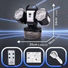 Atmospheric Rechargeable RGB Bubble Machine, 30,000+ Bubble Output Effect, 360° Auto-Rotation With Remote Control, Battery Level Display, Suitable For Wedding Decor, Kids Party And Outdoor Leisure Use - White - View 4
