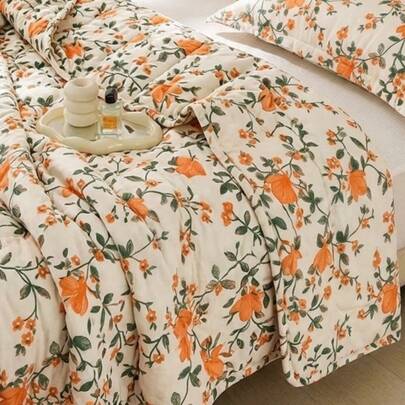 1 Soft Duvet,Lightweight All-Season Bedding With Fashionable Pattern,Machine Washable,Suitable For Single/Double Beds