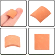 100pcs Mini Red Tile Model Building Set, Clay Material, Mini Tile Sculpture Landscape Accessories, DIY Faux Tile Model Garden Decoration - Other - View 9