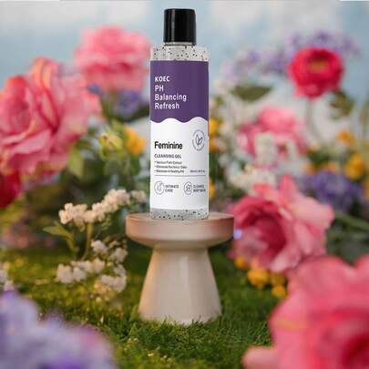Refresh Plant-Based Women's Intimate Wash - PH Balanced, Antibacterial, PH Cleansing Body Wash, Her Refresh PH Balance Women's Facial Cleanser, Natural Organic Ingredients, Moisturizing Body Wash, Odor Eliminating