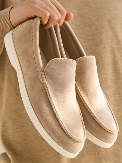 Men's New Casual Loafers Soft Comfortable Sneakers Outdoor Shoes Old Money Chic Autumn, Quiet Luxury
