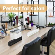 Giá đỡ lưu trữ trưng bày tóc nối bằng acrylic di động + Lược chải tóc thẳng lông nylon gốm, phù hợp cho tóc dày, bộ dụng cụ làm tóc, dùng cho salon, du lịch và hằng ngày - Xem 6