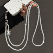 Silver Knotted Crossbody Strap + Metal Clip