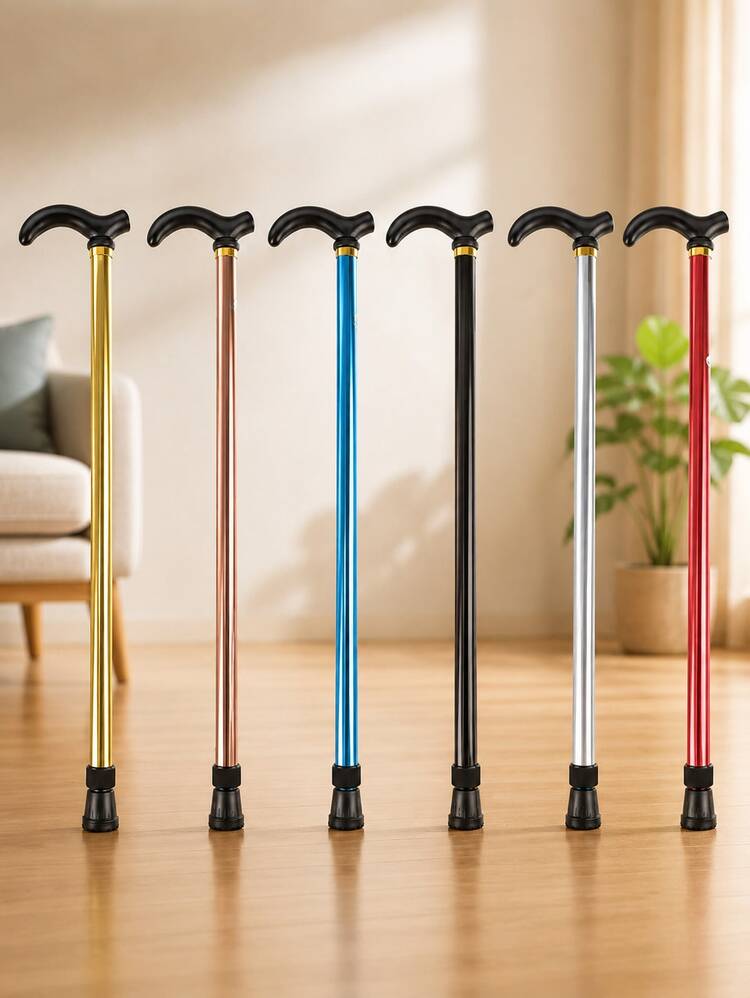 BASTON FIJO DE APOYO VARIOS COLORES LOS PAQUETES PUEDEN SER MULTICOLOR - Rojo - Añade 4