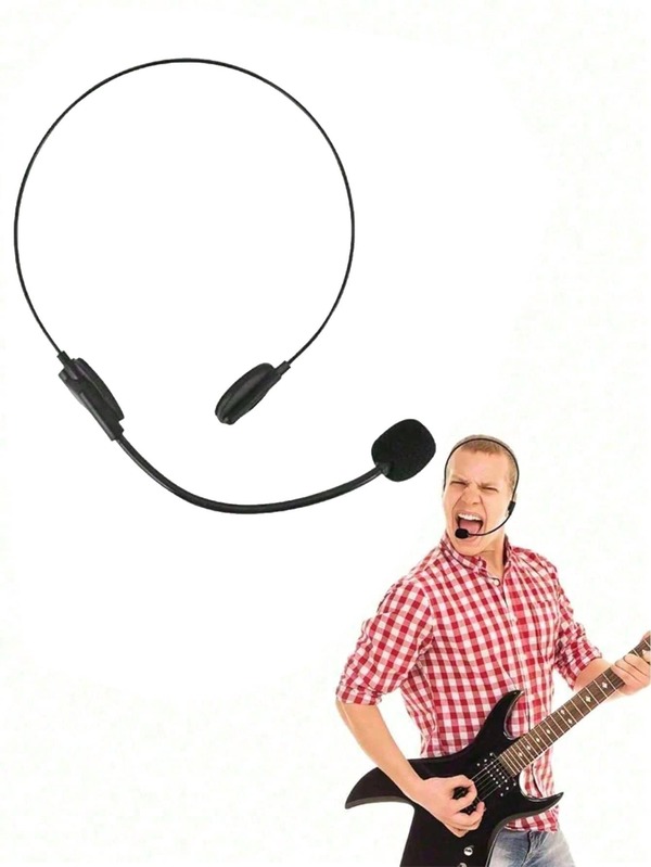 Rockstar Kostuum Accessoires Headset, Rollenspel Nep Microfoon Rockzanger Microfoon Hoofdband Halloween Kostuum Accessoires Props Zwarte Nep Microfoon Headset Kostuum Props Rockstar Kostuum Accessoires, Rockzanger Kostuum Headset Microfoon