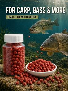 Fishing Bait Pellets, Scented Fish Attractant For Freshwater Fishing, Fishing Lures For Carp, Bass And Small To Medium Fish, Fishing Gear & Equipment For Lakes, Ponds And Rivers - Multicolor - View 4