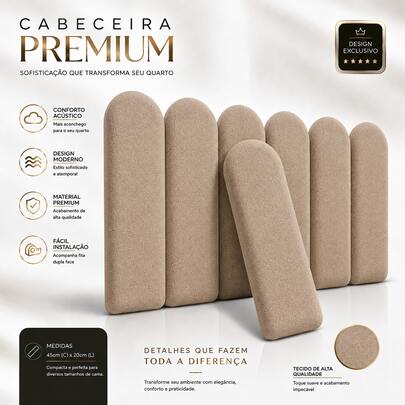 Cabeceira de Cama NUVEM 45x20cm