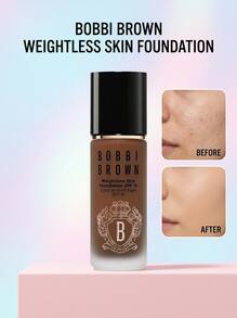 Bobbi Brown Weightless Skin Foundation SPF 15 Neutral Chestnut 30 Ml – Breathable Matte Finish, Long-Wearing Sunscreen Protection, Lightweight Feel For Flawless Coverage, Ideal For Deep Complexions, Professional Daily Makeup Routine - Neutral Chestnut - View 1