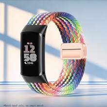 磁吸尼龍環式腕帶，適用於 Charge 6/Charge 5 運動智慧手錶替換錶帶，男女通用 - Fitbit Charge 5/6 - 查看 25