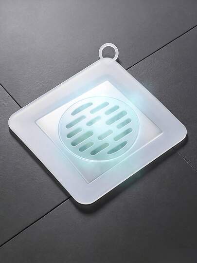1pc Silicone Floor Drain Odor Cover, Bathroom Anti-Odor Anti-Insect Sealing Pad, Home Drainage Plug, Silicone Drainage Plug, Home Essential, Bathroom Autumn Decoration Essential Accessory, Home Bathroom Decor, Back To School Season
