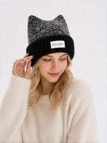 1pc Unisex Ski Hat, Minimalist Style, Warm & Breathable, Fashionable Versatile Knit Beanie, Suitable For Autumn/Winter Outdoor Wear - Multicolor - View 6