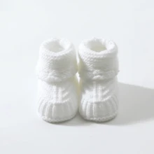 1set Baby Shower Table Decorations Crochet Knitted Baby Booties Bulk Newborn Announcement Boho Table Centerpieces Neutral Gender Reveal Party Decor - Multicolor - View 10