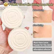 FOMIX Bedak Tabur dengan Puff, Bedak Wajah Pengontrol Minyak dengan Efek Soft-Focus, Hasil Akhir Matte Halus yang Ringan, Bedak Pengatur Riasan Tahan Keringat yang Tahan Lama, Bedak Transparan yang Menyamarkan Pori-Pori, Cocok untuk Kulit Berminyak, Riasan Sehari-hari dan Perbaikan Riasan - 03# Warna Kulit Telanjang - View 7
