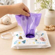 Flip-Top Diaper Disposal Bag, Can Be Hung On Stroller Or Car, Suitable For Shopping And Travel - Multicolor - View 13