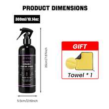 JB-XPCS Ultimate Ceramic Coating Spray, Car Body Protection Coating Spray, Improves Paint Texture, Forms A Dense Protective Layer, Hydrophobic And Rain-Resistant, Anti-Oxidant Automotive Coating Agent YT0506 - YT0506 - View 10