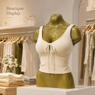 Vrouwenkleding Display Torso Model Willekeurige Kleur Voor Winkel En Showroom